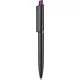 schwarz recycled / pflaume-lila